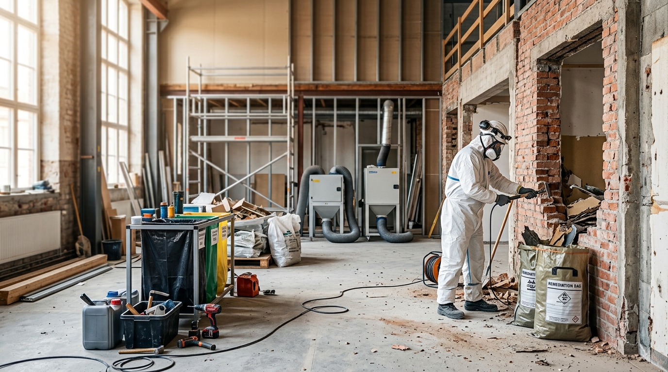 Illustration för Saneringsrivning