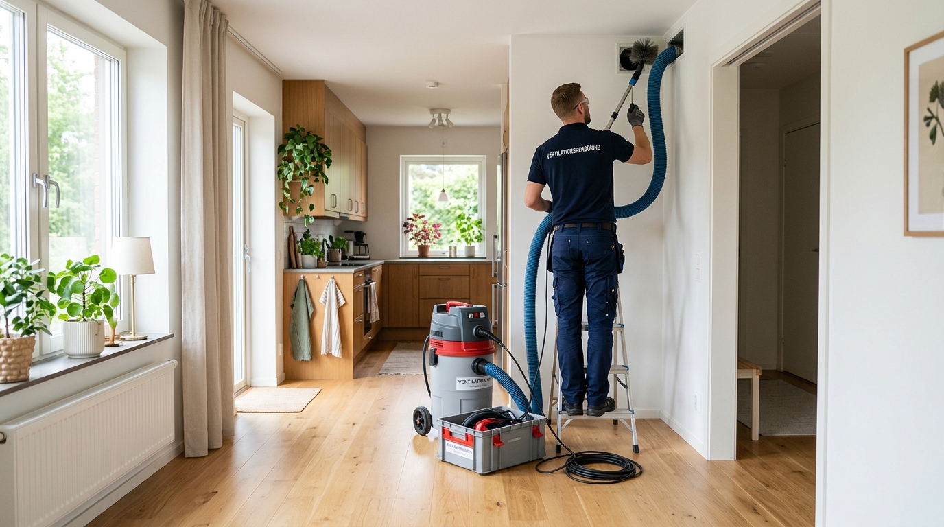 Illustration för Ventilationsrengörning
