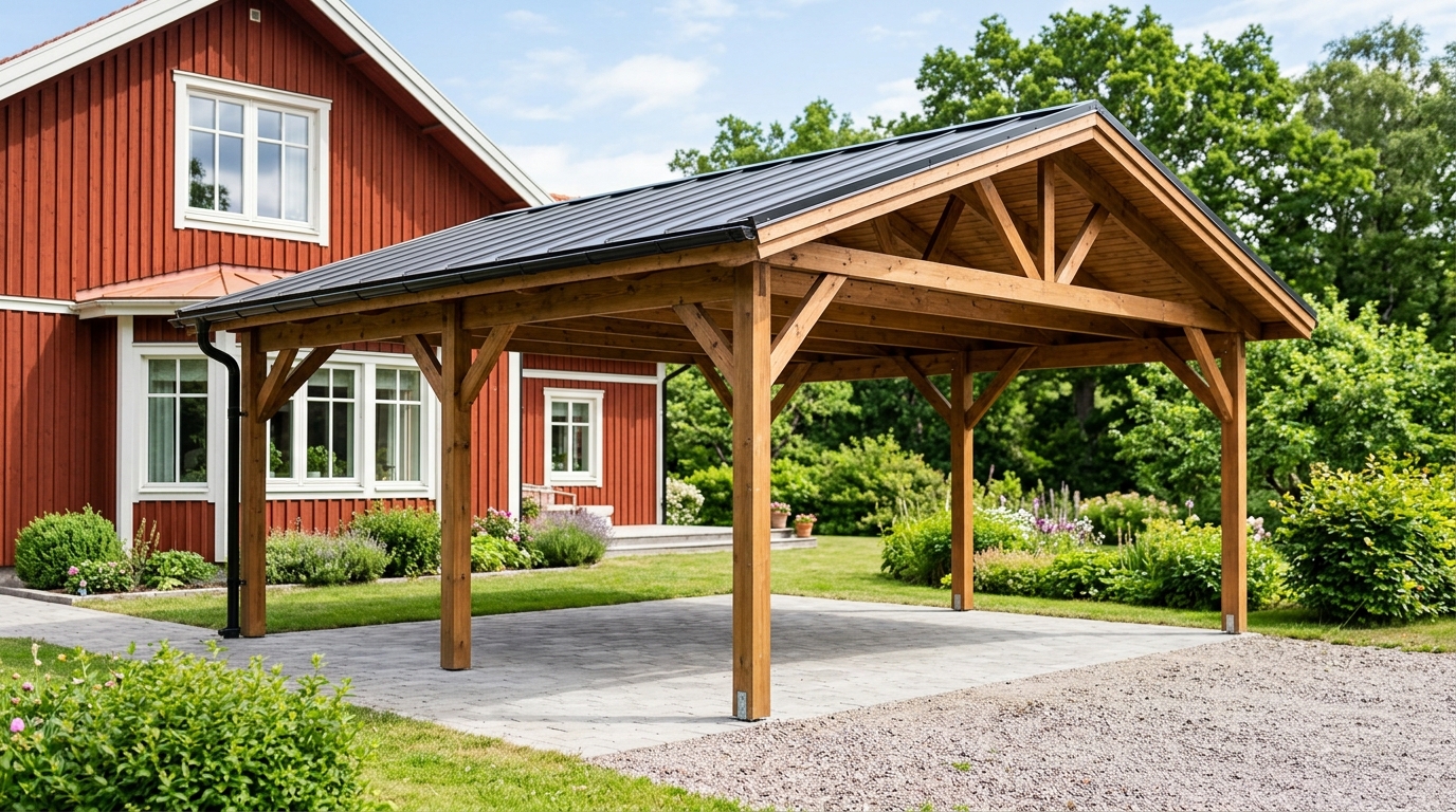 Illustration för Carport