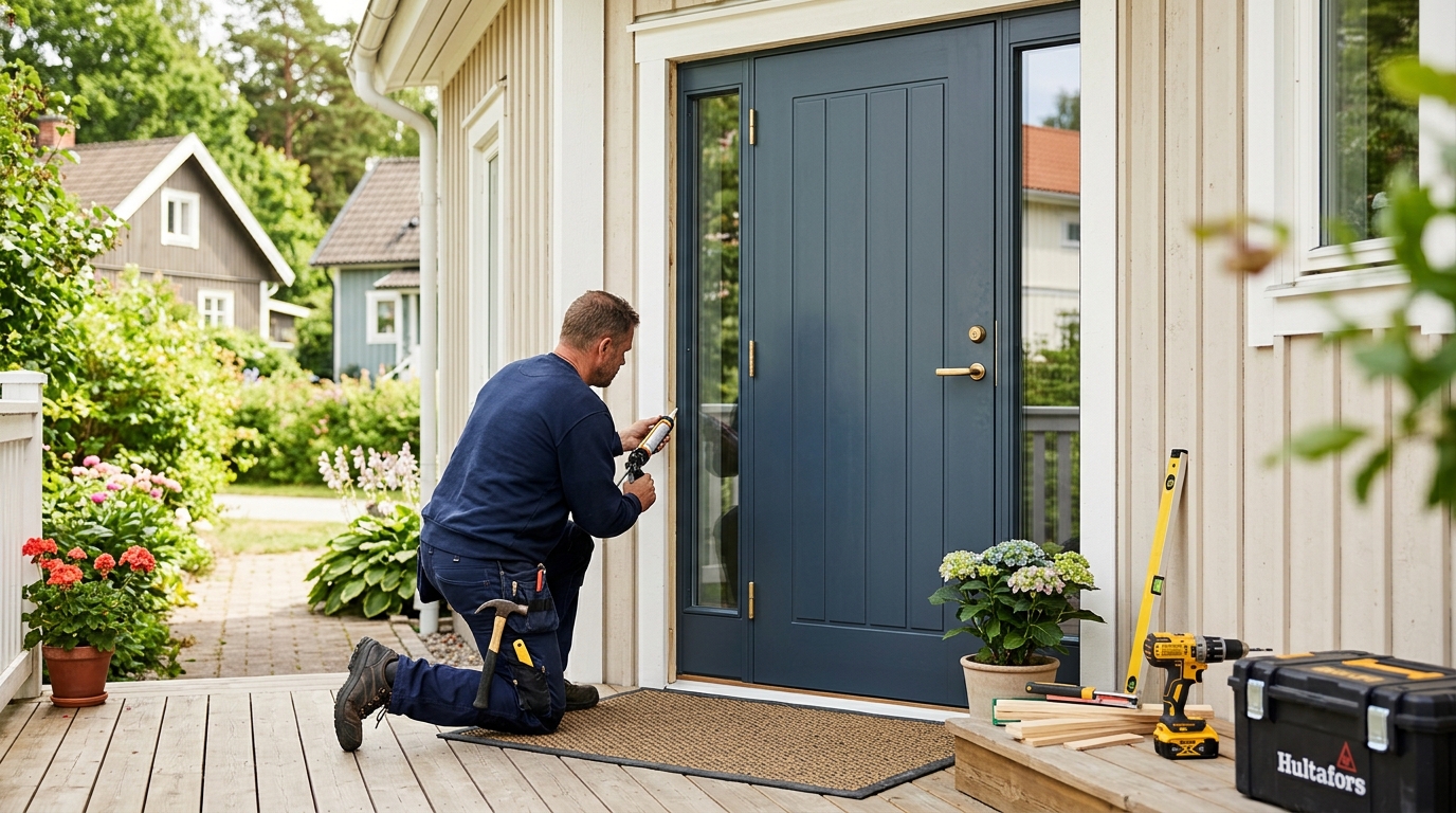 Montering av ytterdörr