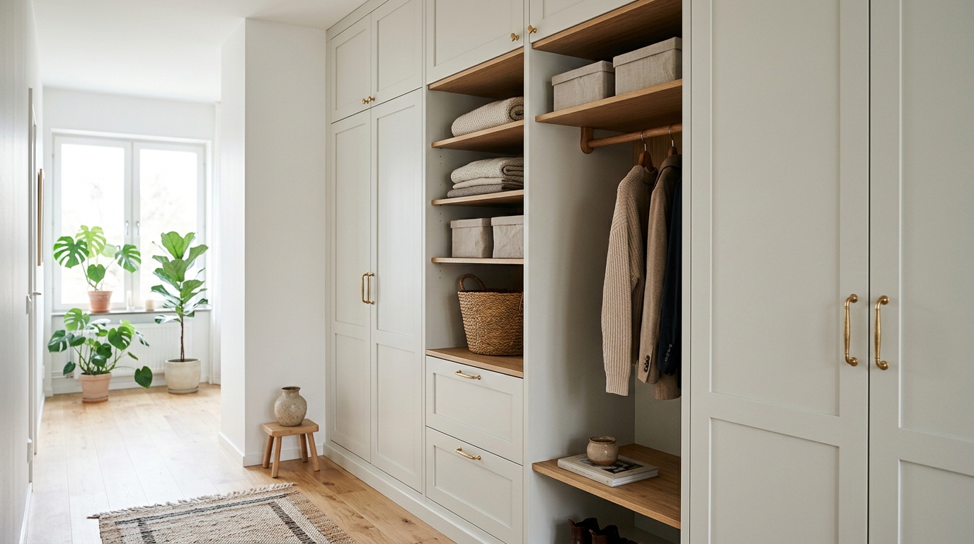 Platsbyggda garderober