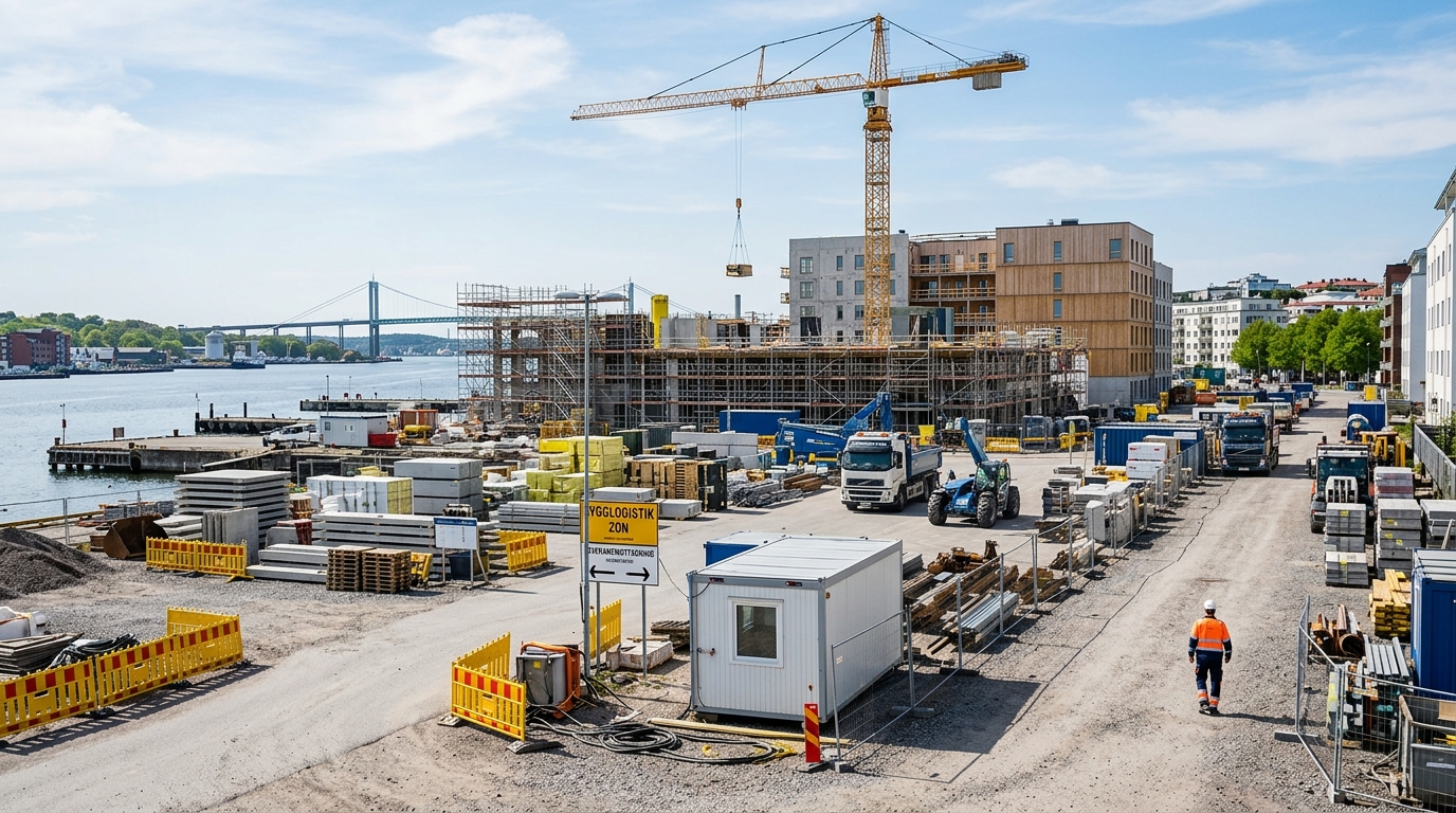 Illustration för Logistikplanering byggprojekt