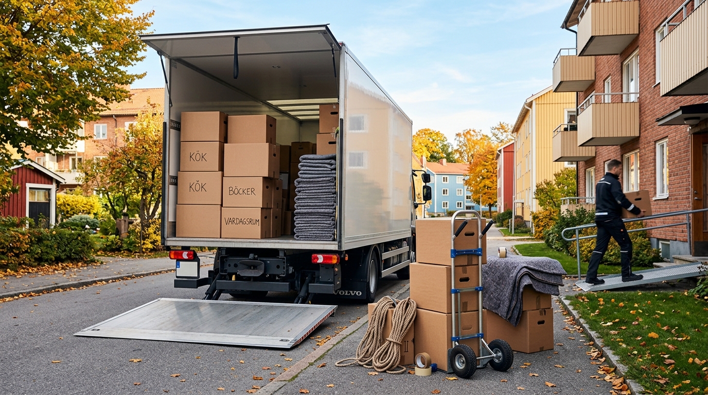 Illustration för Flytt och Logistik