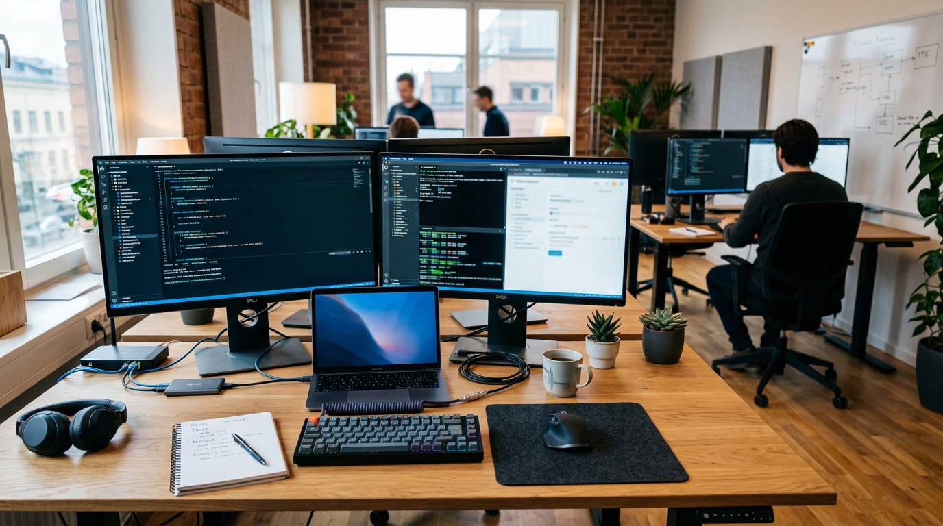 Illustration för IT och Teknik