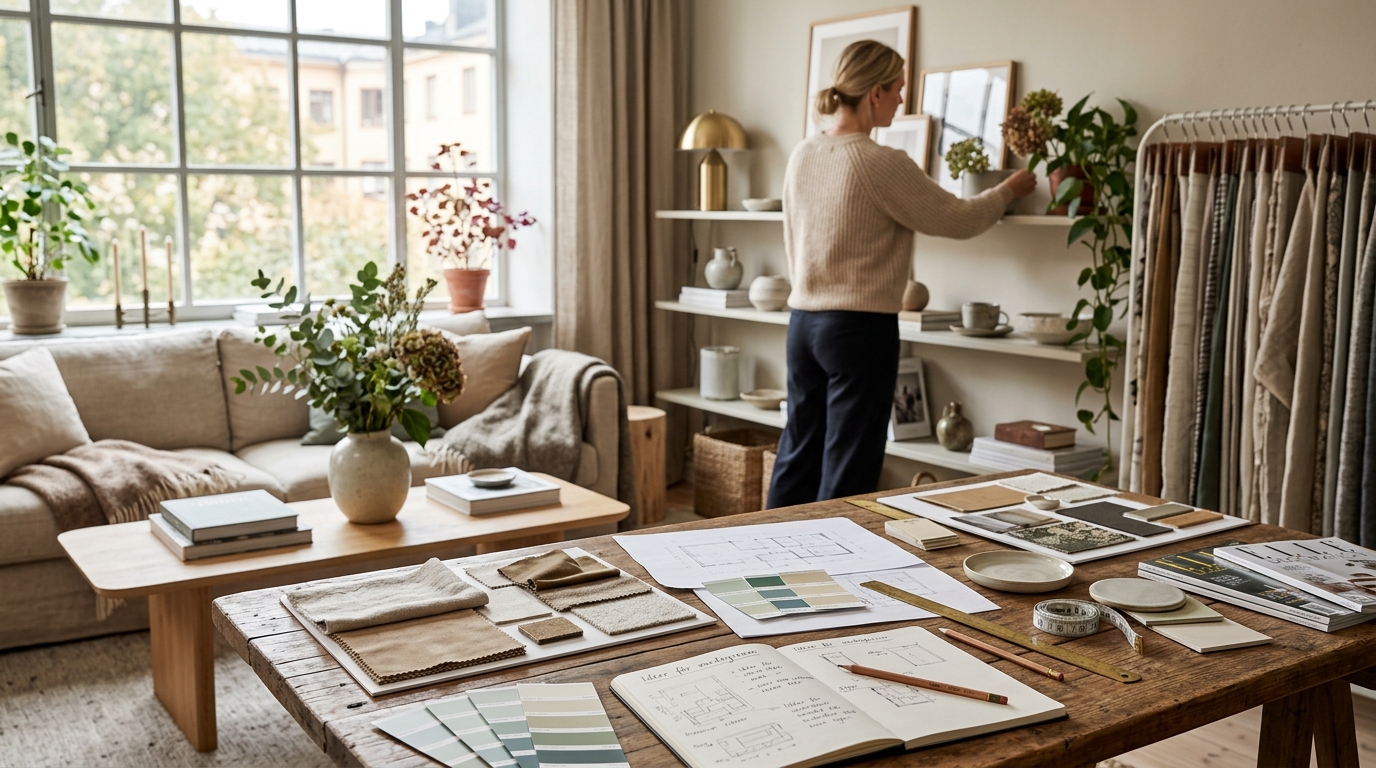 Illustration för Inredning och Styling