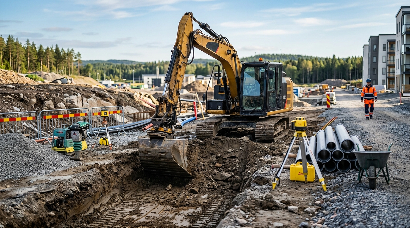 Illustration för Mark och Anläggning