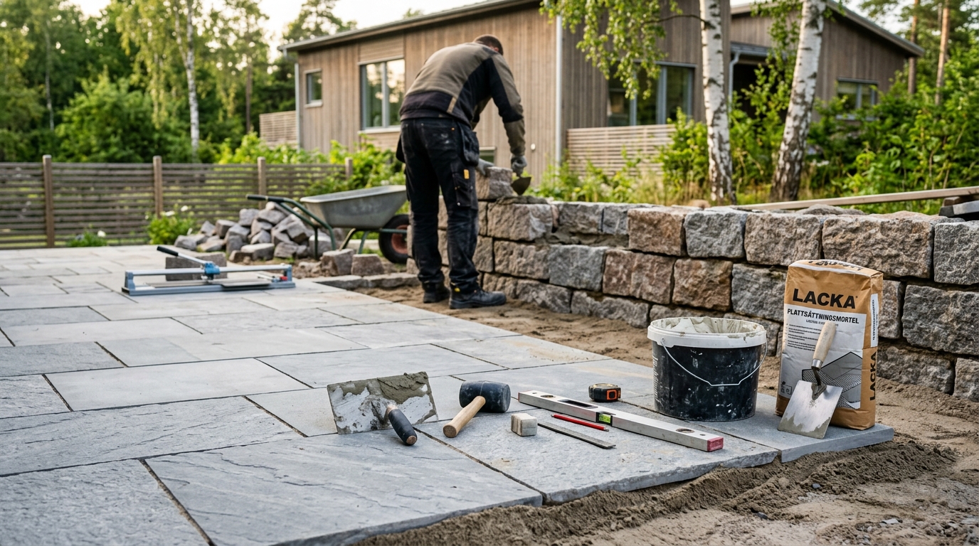 Illustration för Mur och Plattssättning
