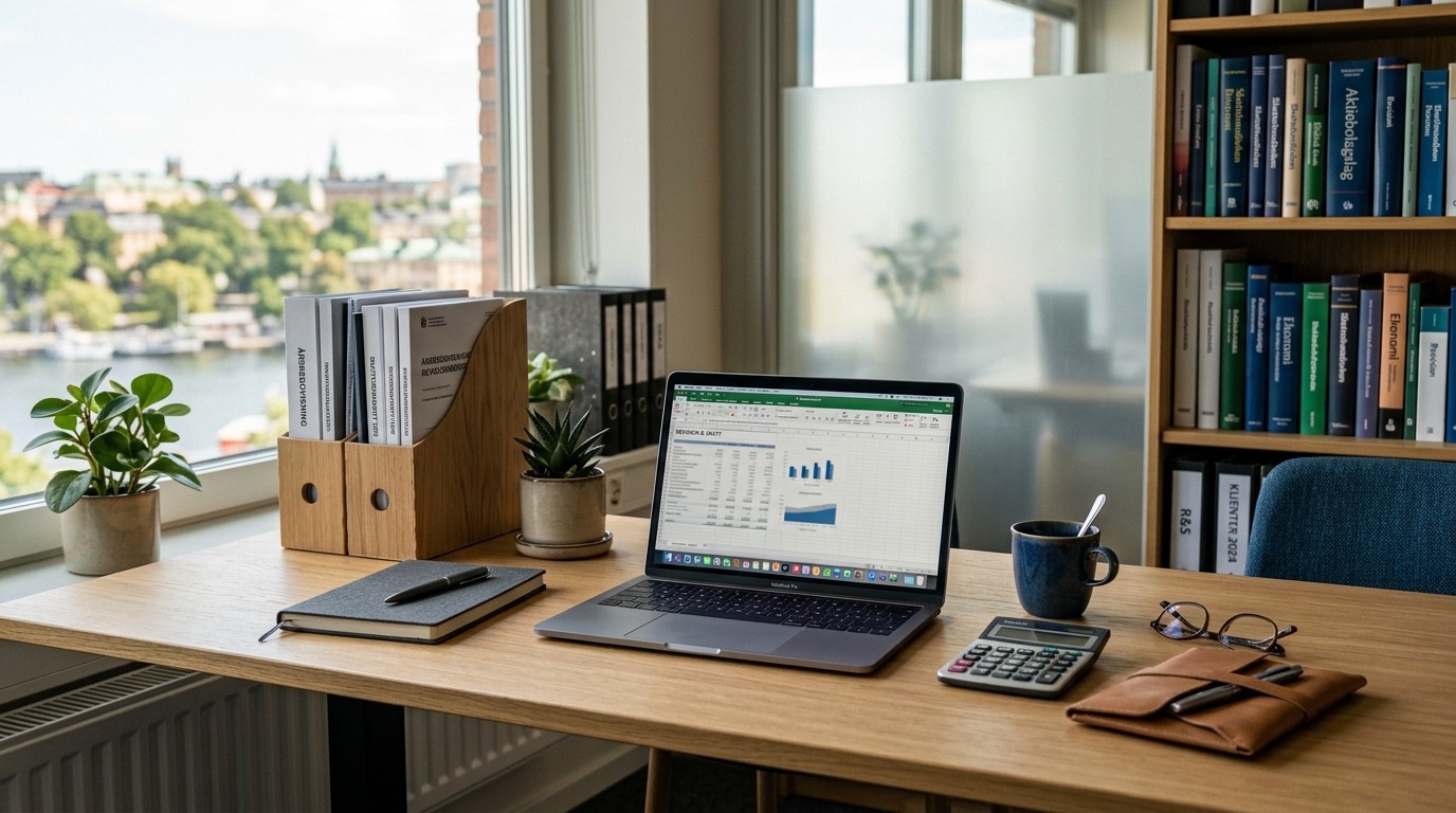 Illustration för Revision och Skatt