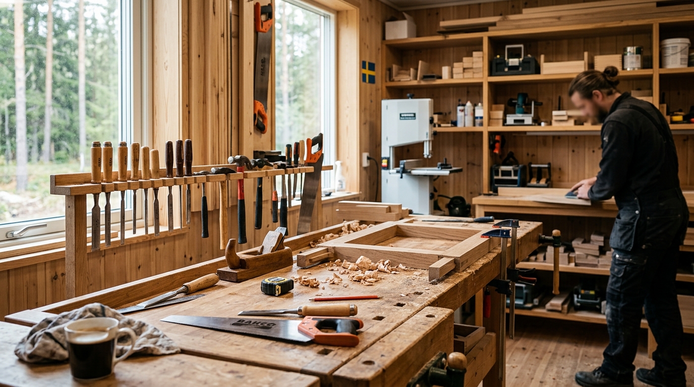 Illustration för Snickeri och Träarbeten