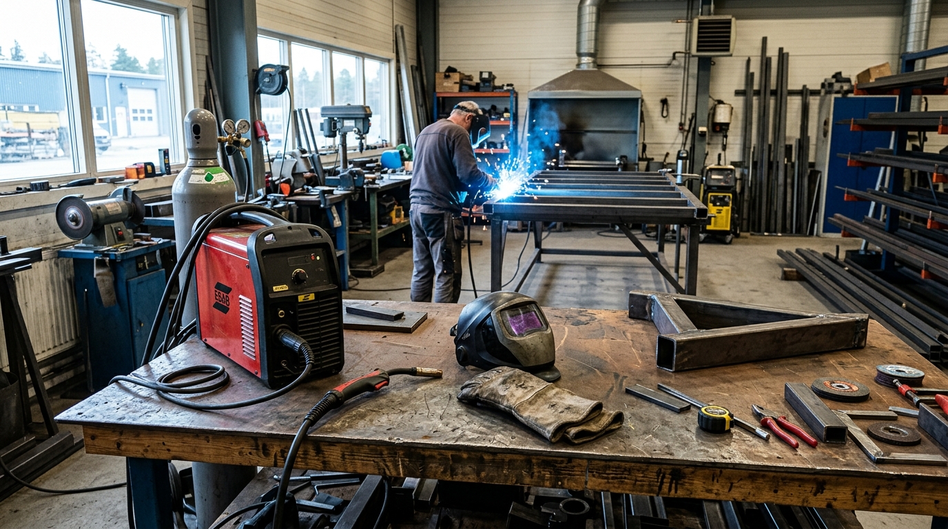 Illustration för Svets och Metall