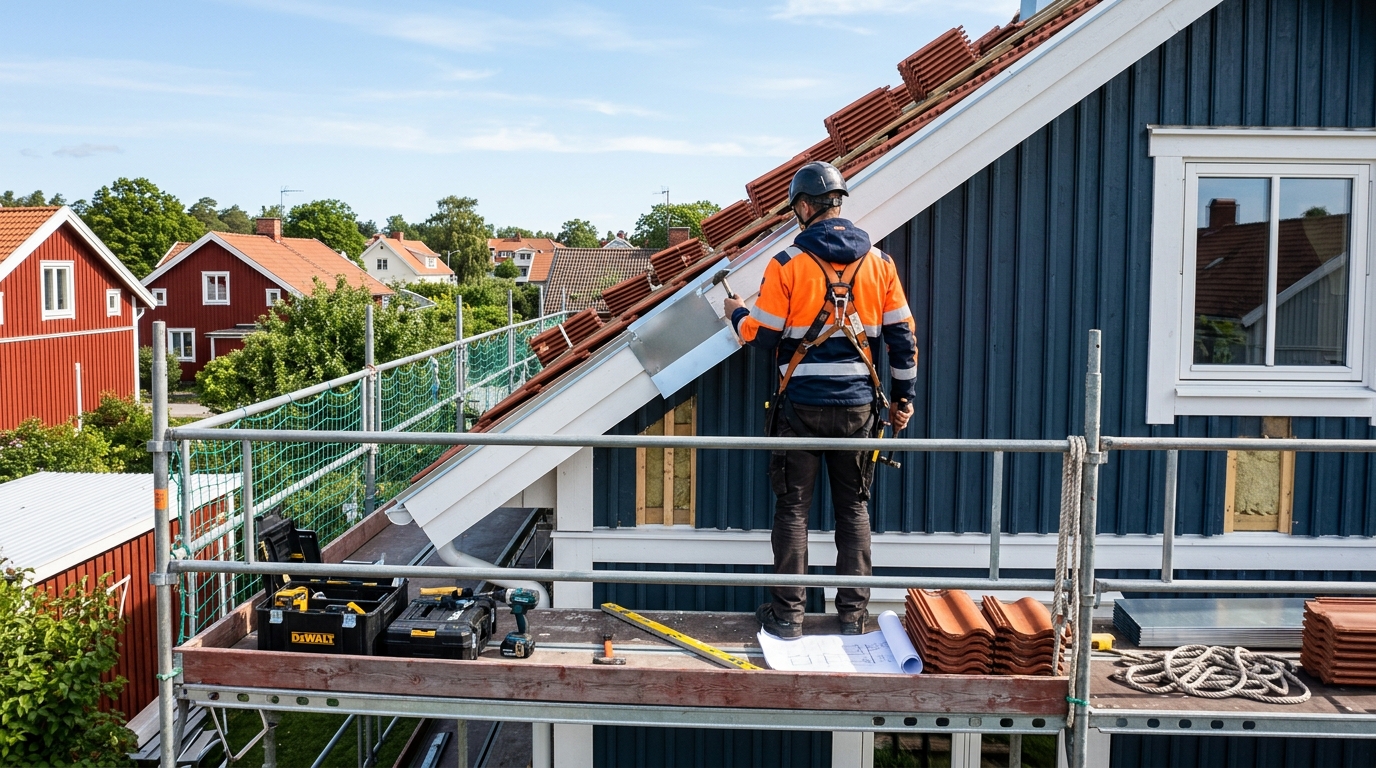 Illustration för Tak och Fasadarbeten