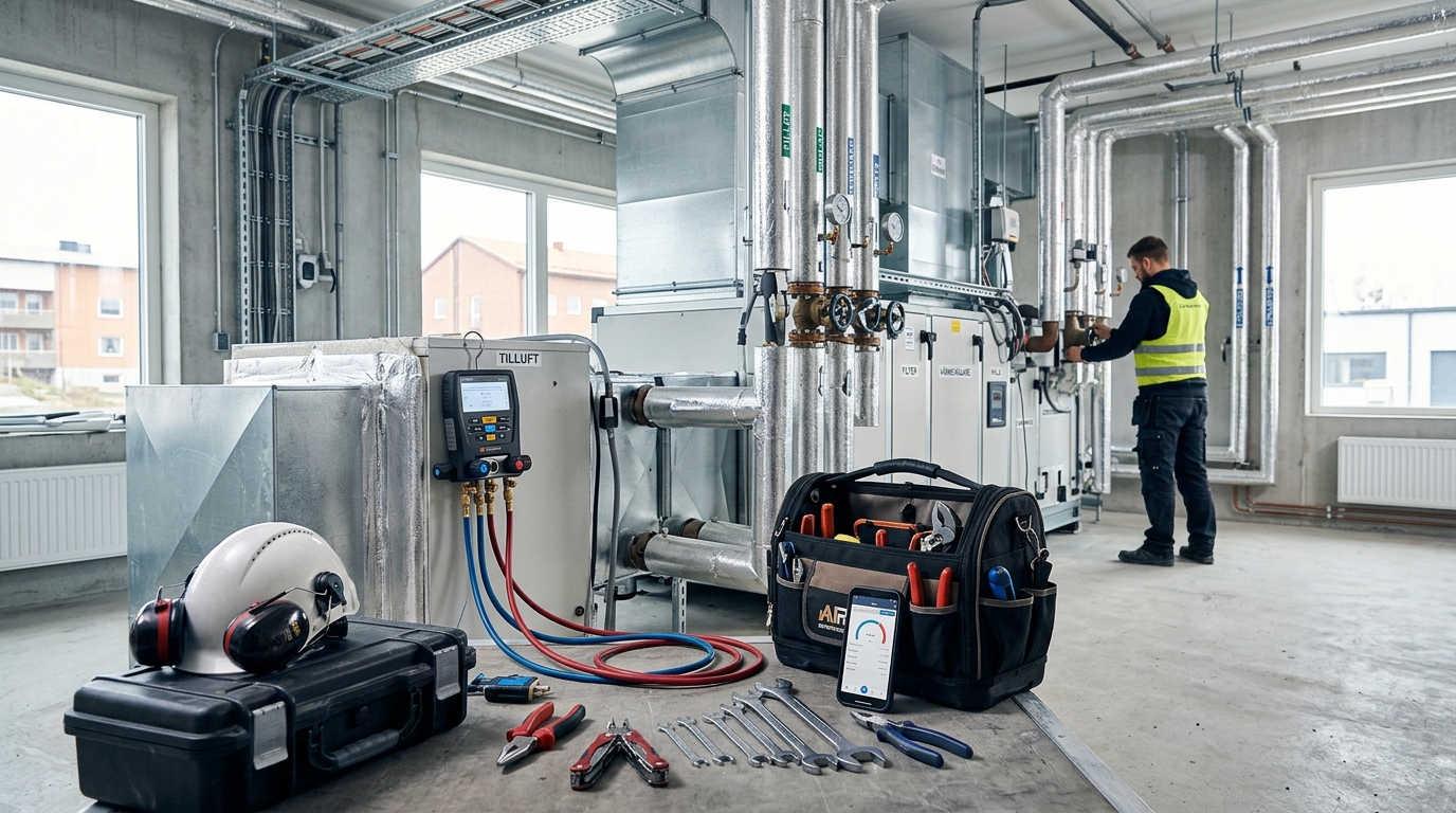 Illustration för Ventilation och kyla