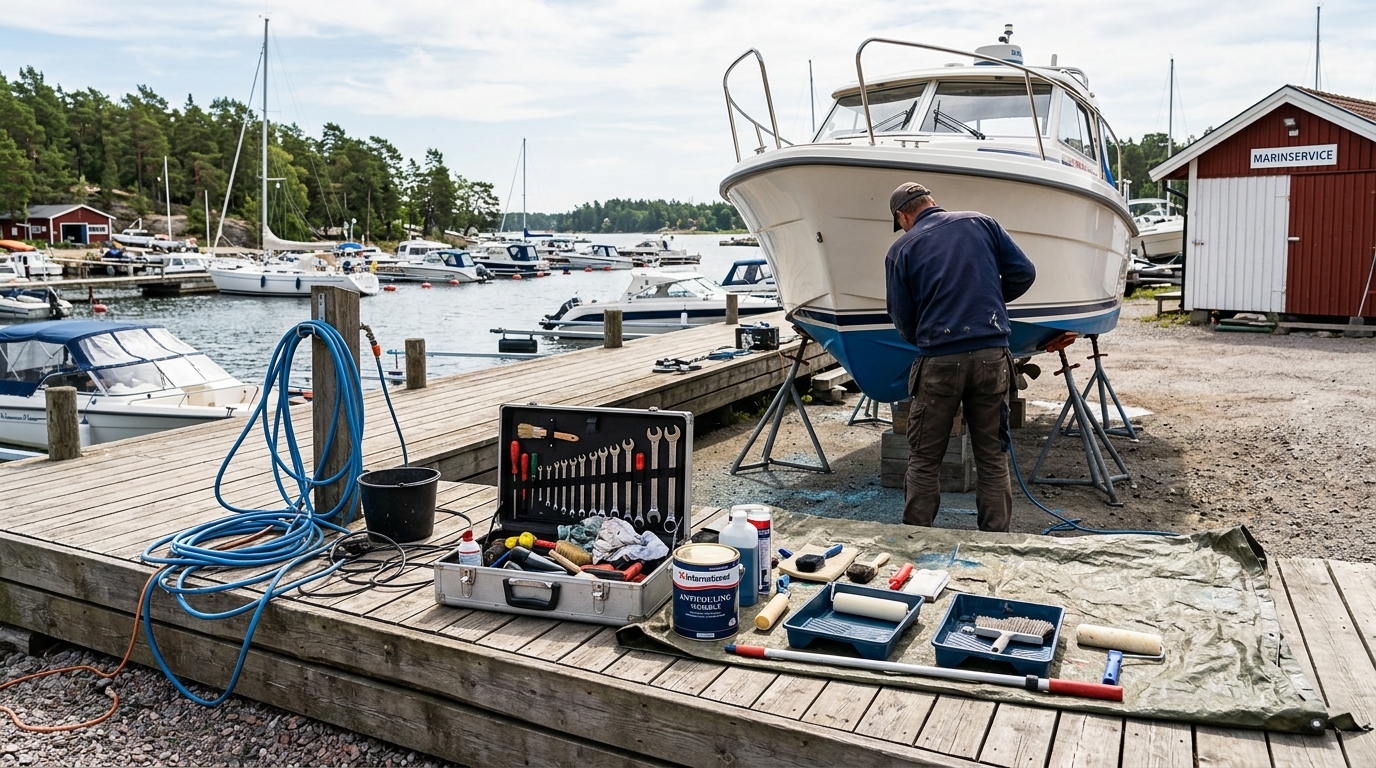 Illustration för Båtservice och Underhåll