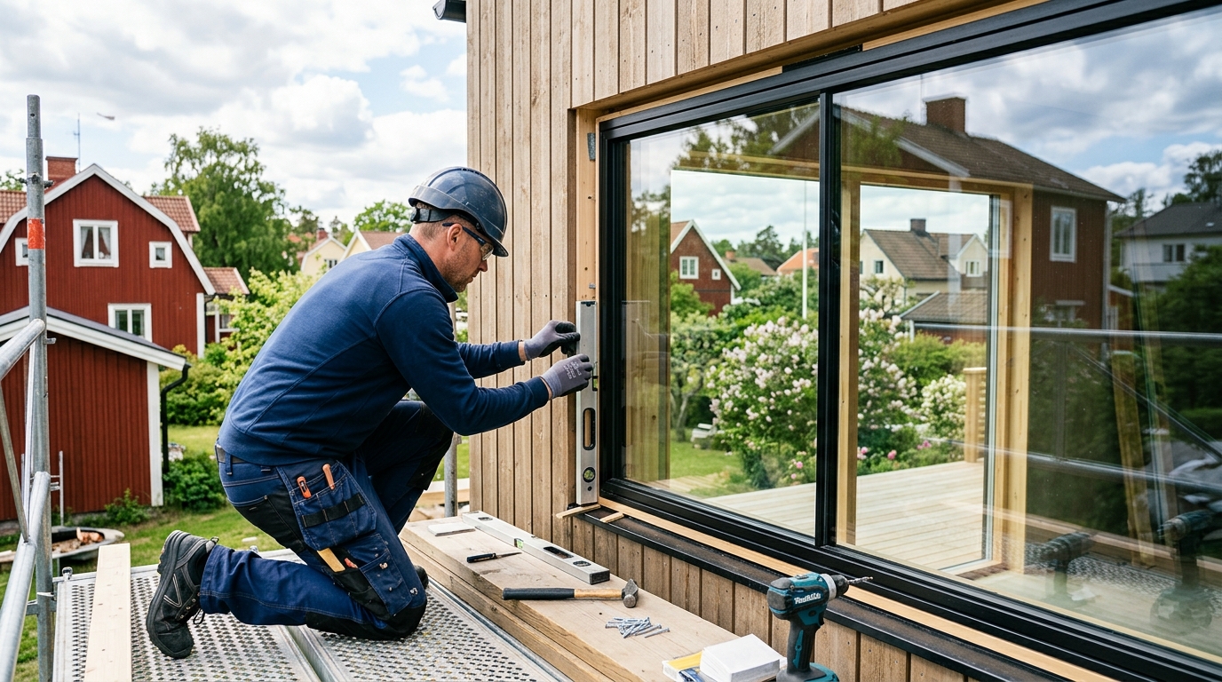 Illustration för Fönstermontör