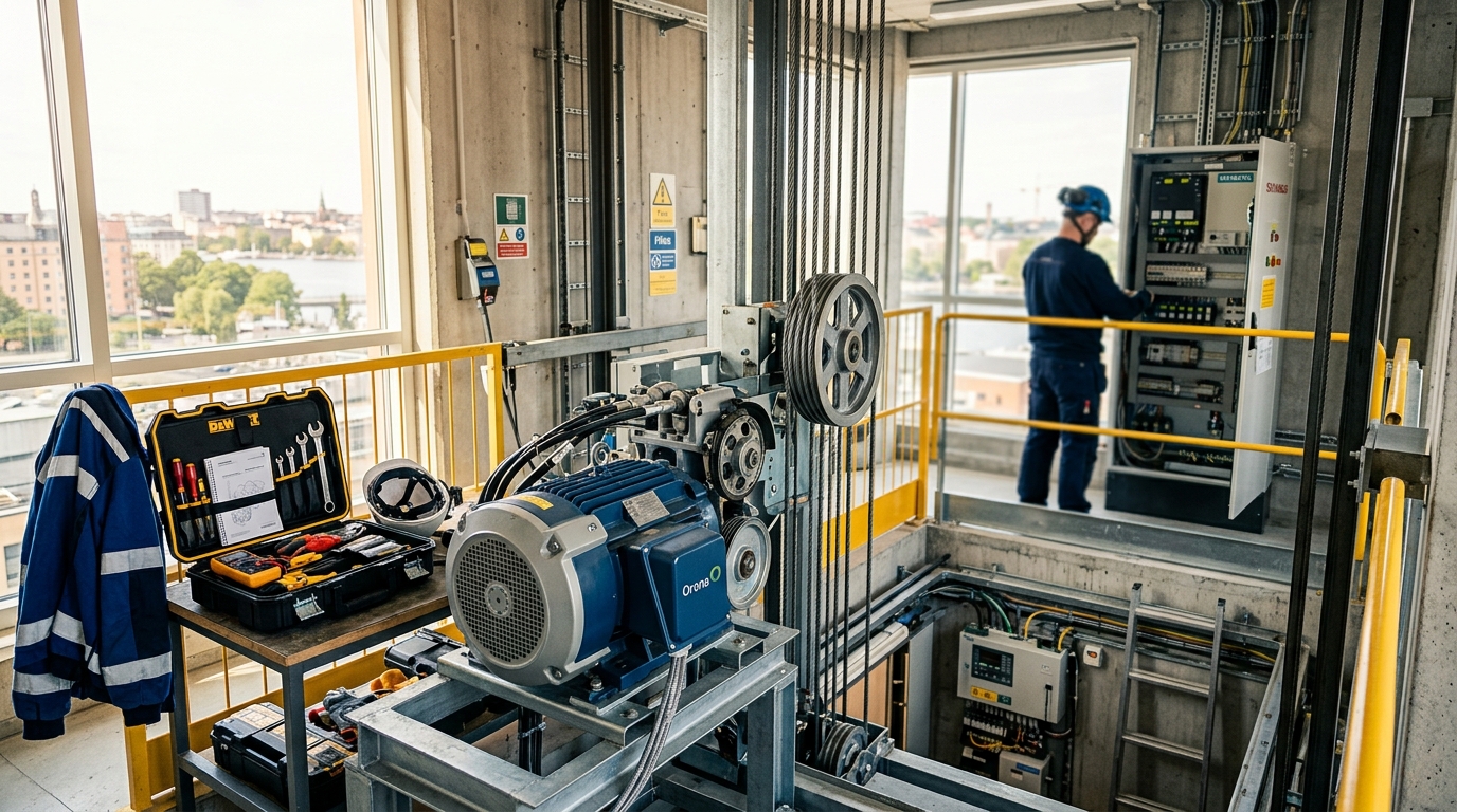 Illustration för Hisstekniker