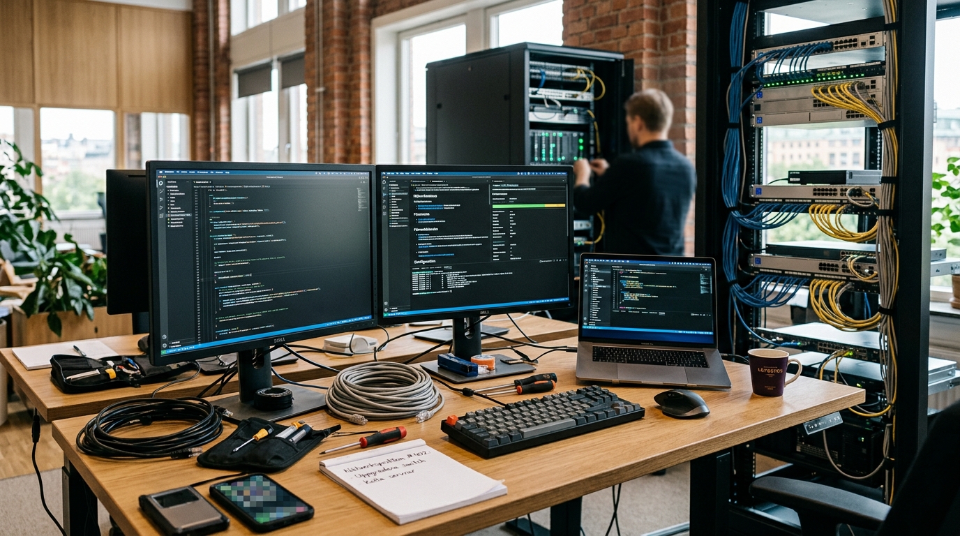 Illustration för IT-tekniker