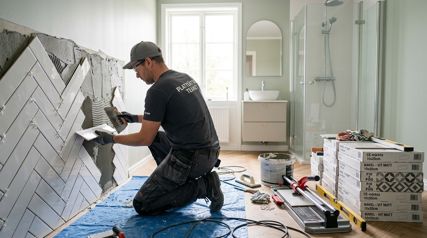 Illustration för Kakelmontör