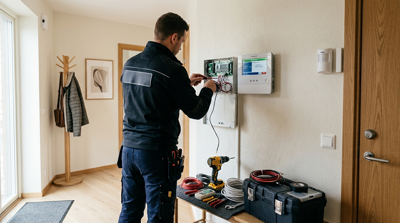 Illustration för Larmtekniker