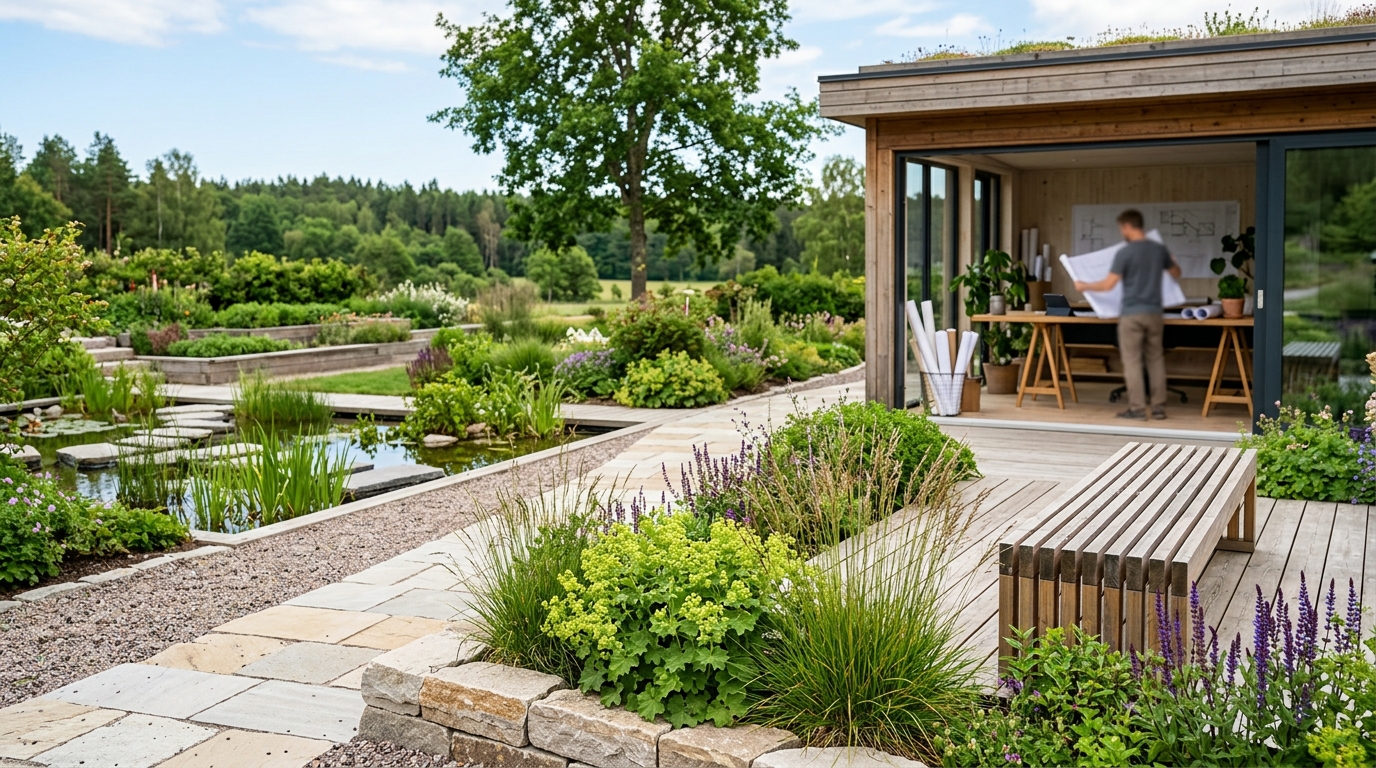 Illustration för Landskapsarkitekt