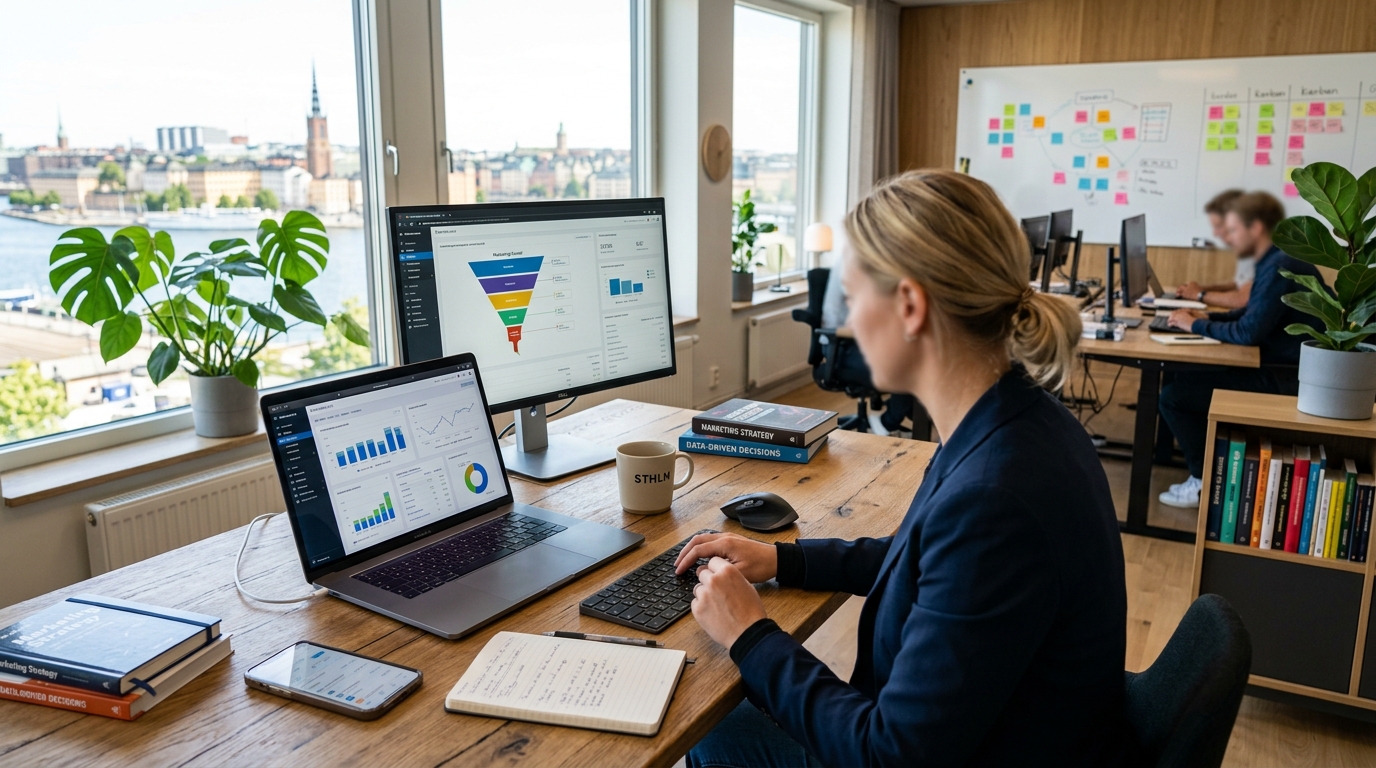 Illustration för Marknadsstrateg