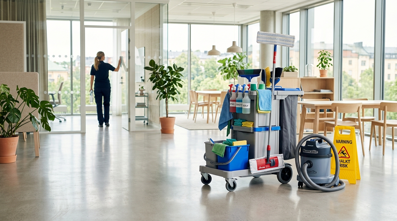 Illustration för Lokalvårdare