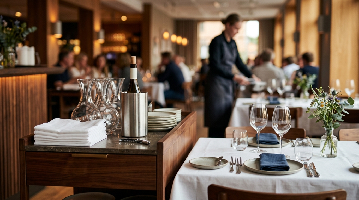 Illustration för Servispersonal