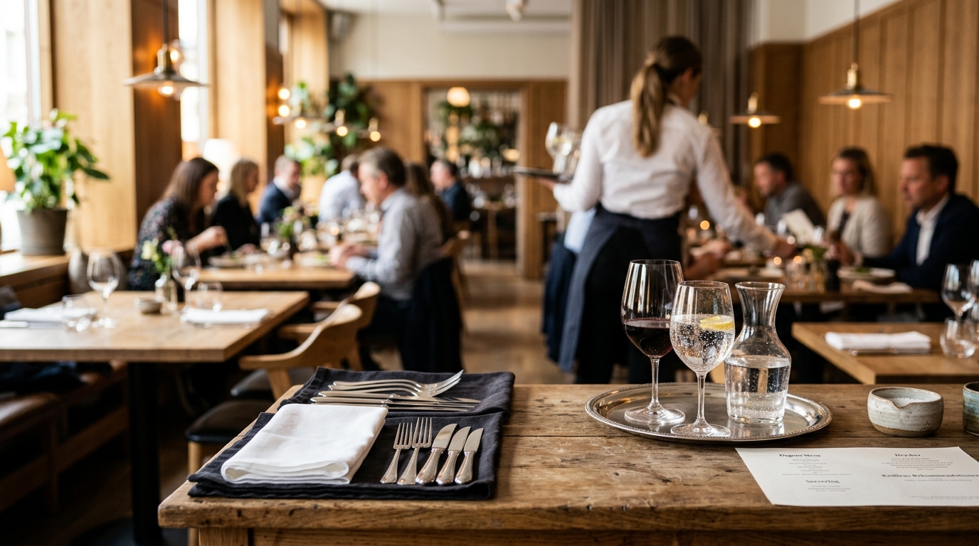 Illustration för Servitör/Servitris