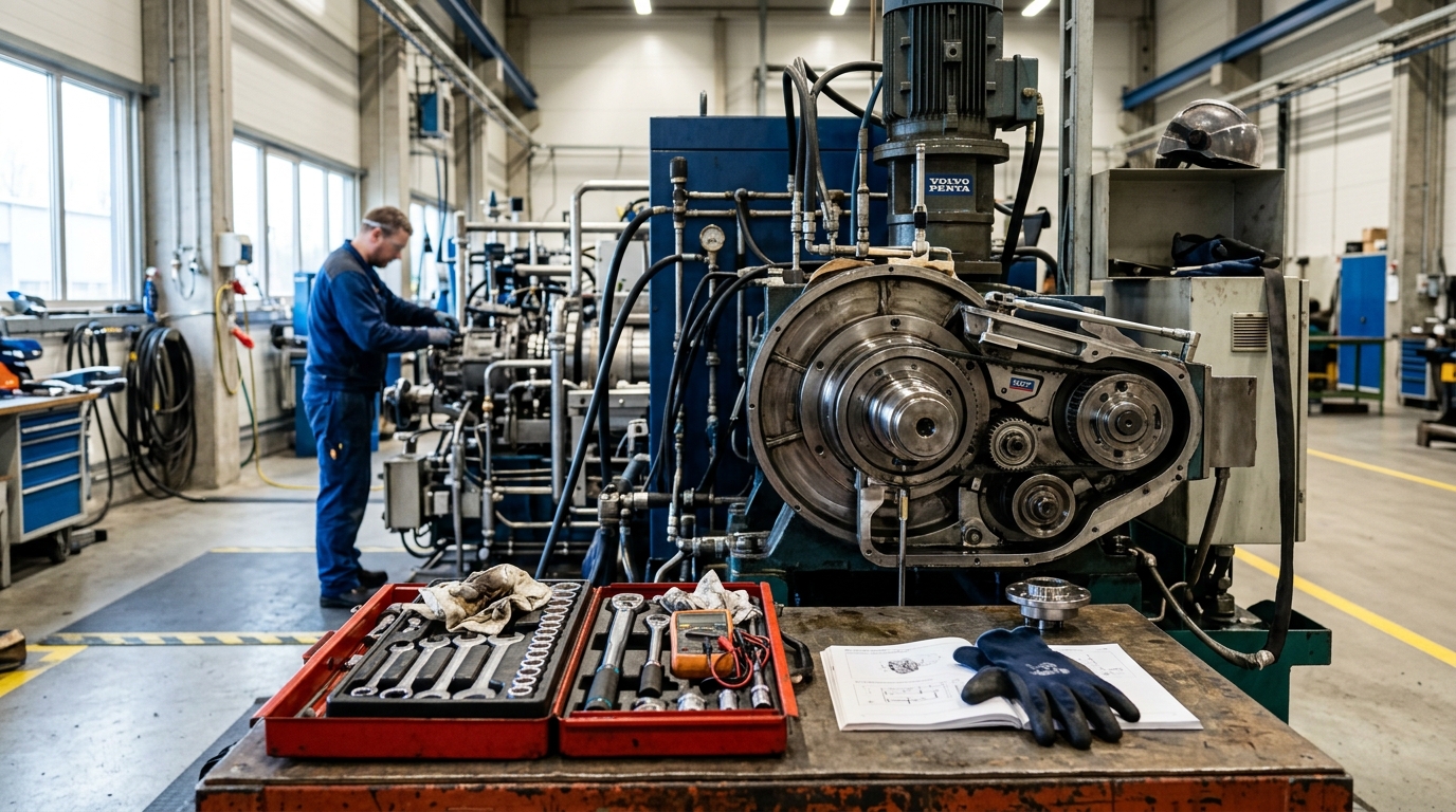 Illustration för Industrimekaniker