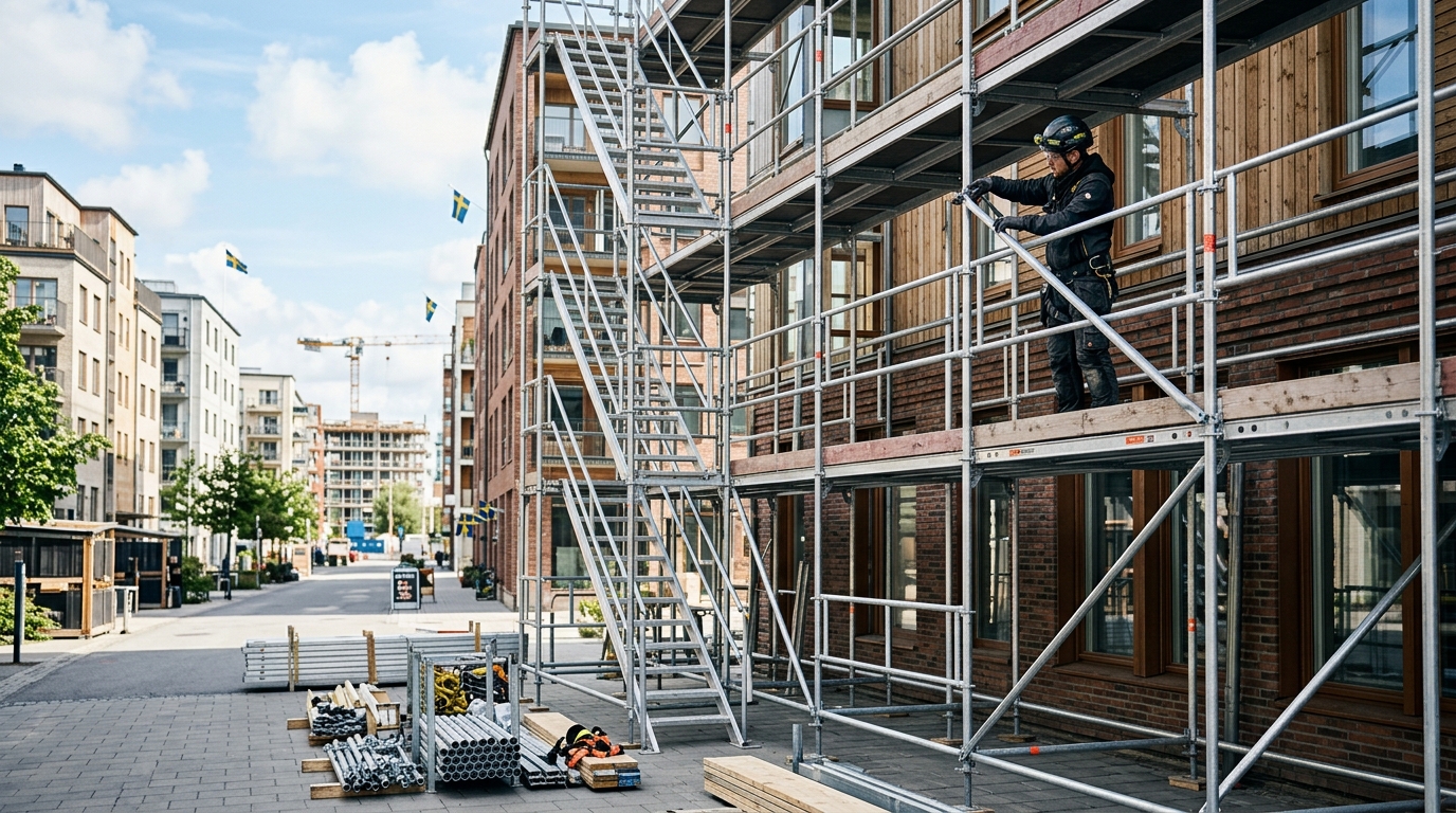 Illustration för Ställningsmontör