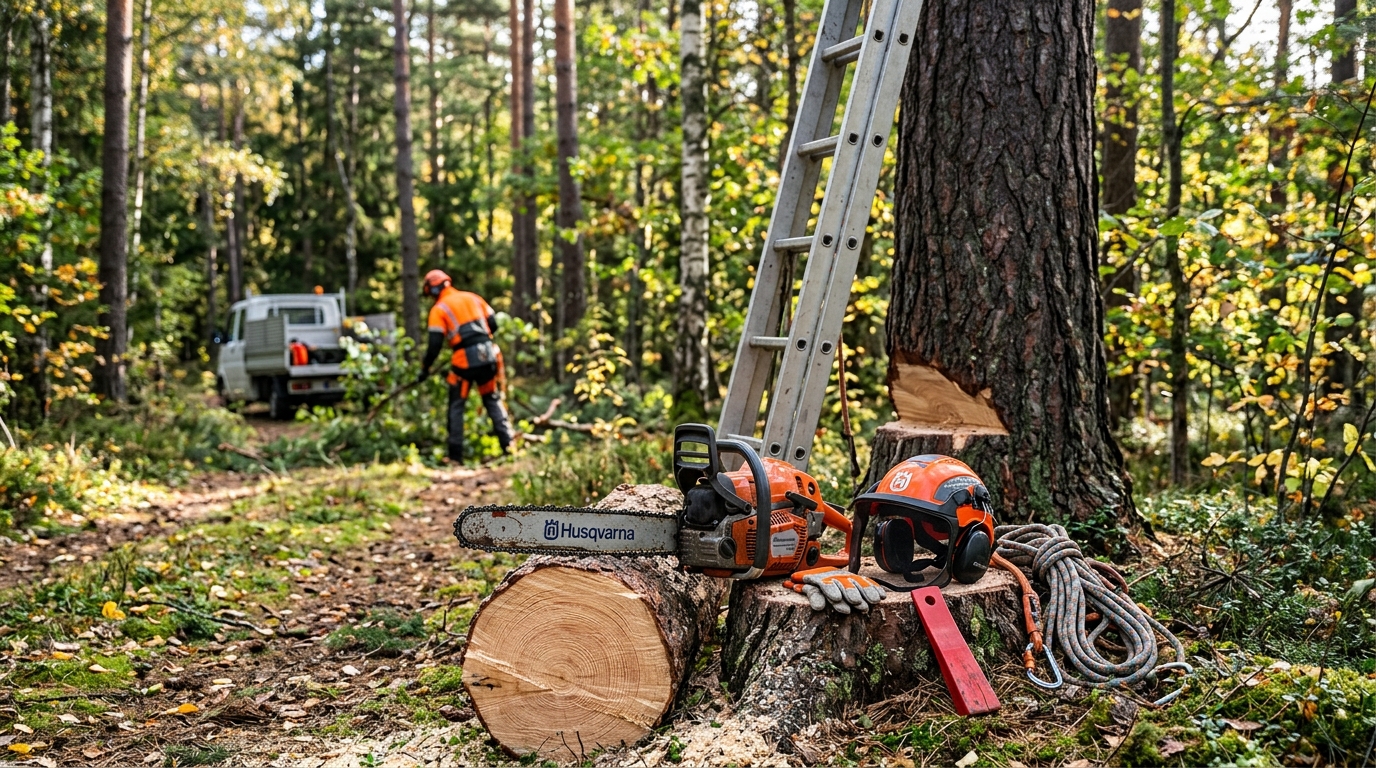 Illustration för Trädfällare