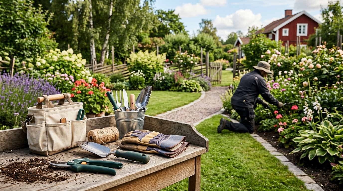 Illustration för Trädgårdsarbetare