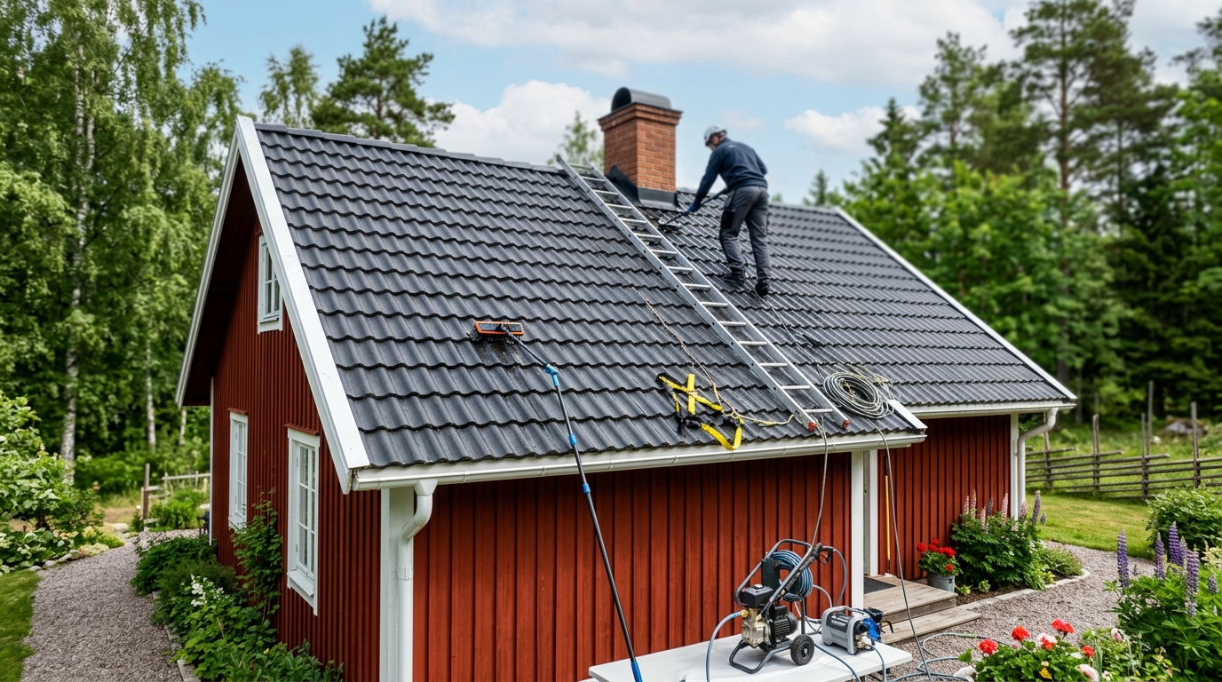 Illustration för Takvårdare