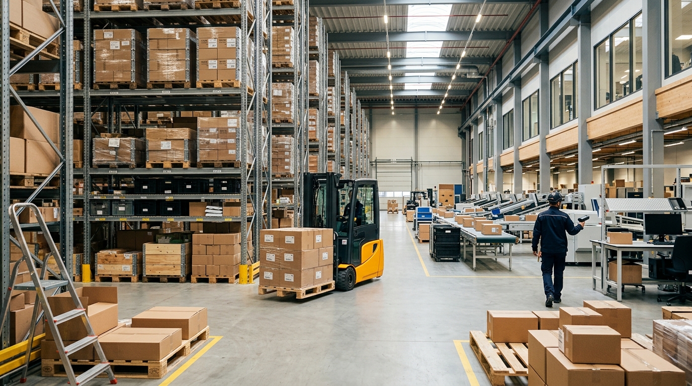 Illustration för 3PL-leverantör