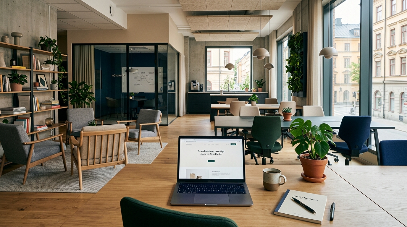 Illustration för Kontorshotell & coworking