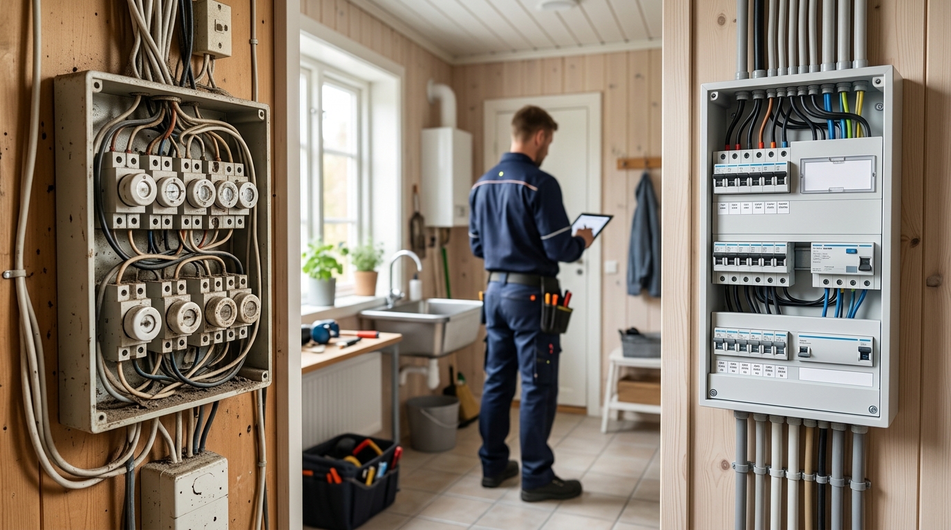 Illustration för Elbesiktning