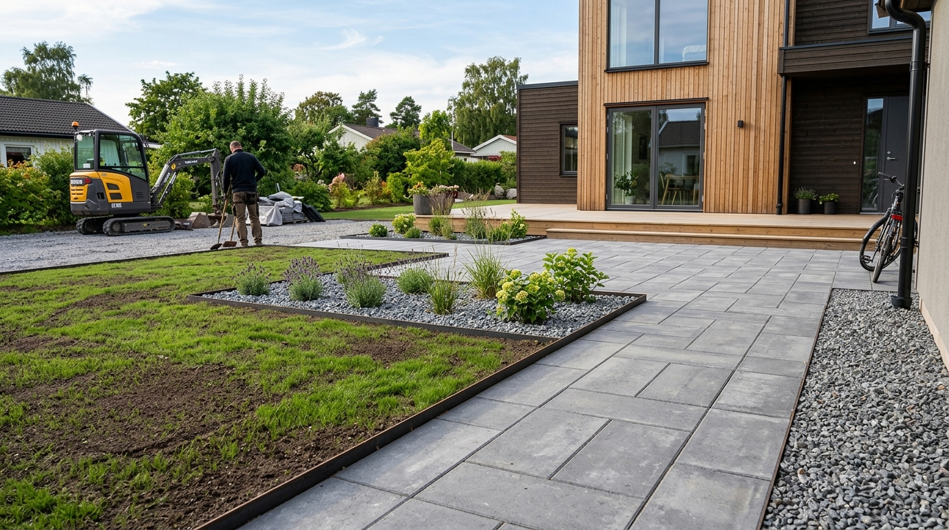 Illustration för Markarbete