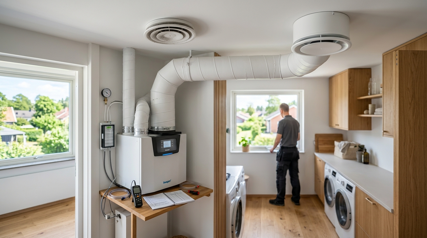 Illustration för Injustering av ventilation