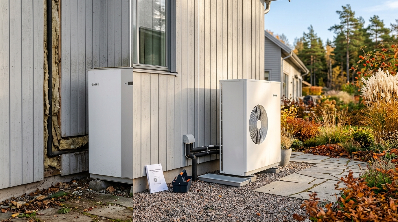 Illustration för Service värmepump