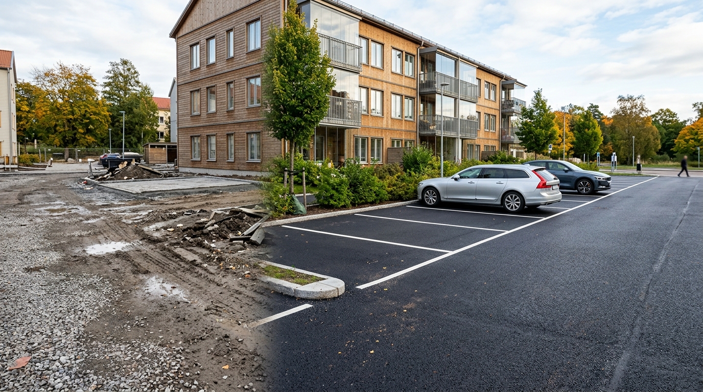 Illustration för Parkeringsytor