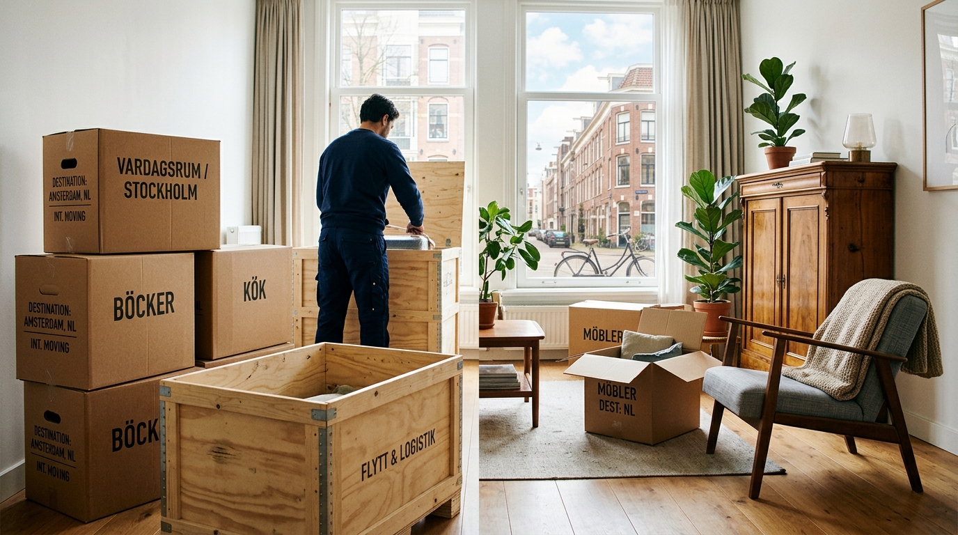 Illustration för Internationell flytt