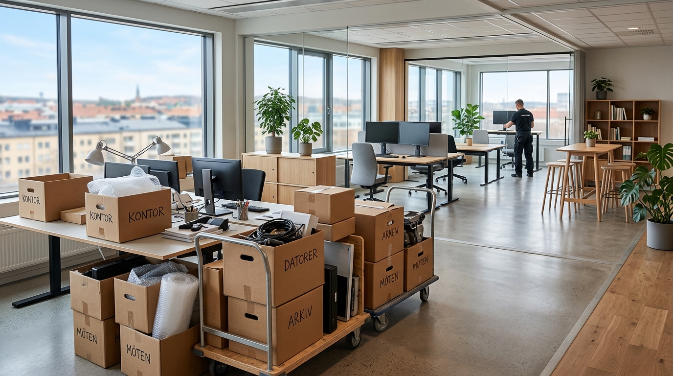 Illustration för Företagsflytt