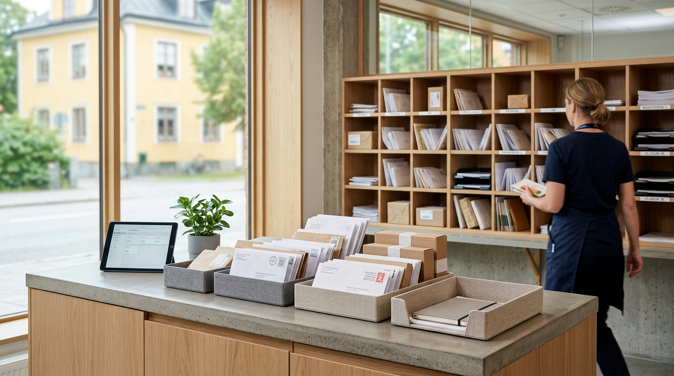 Illustration för Posthantering