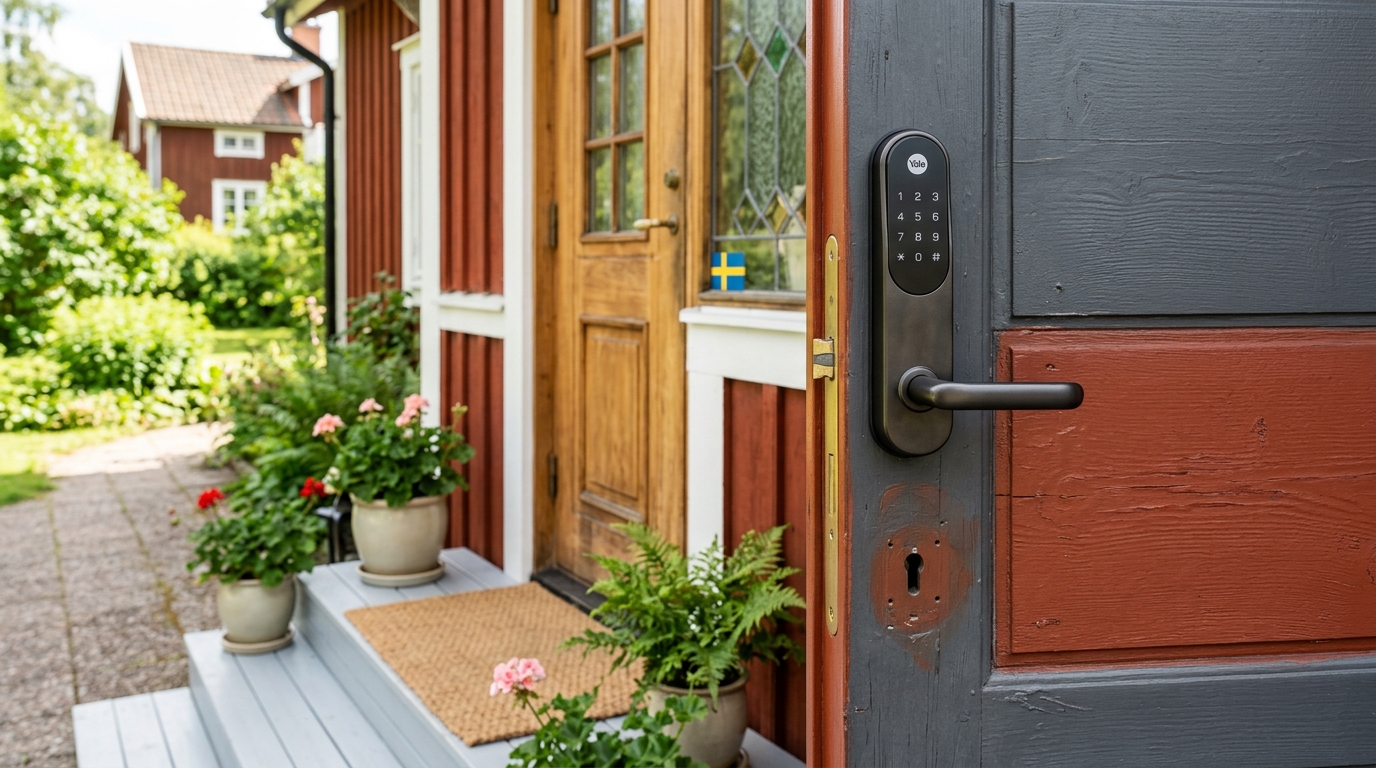 Illustration för Montering av nytt lås