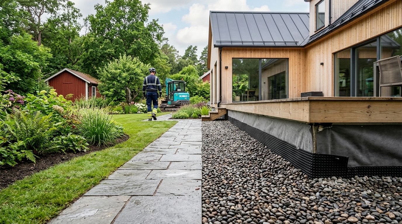 Illustration för Dränering