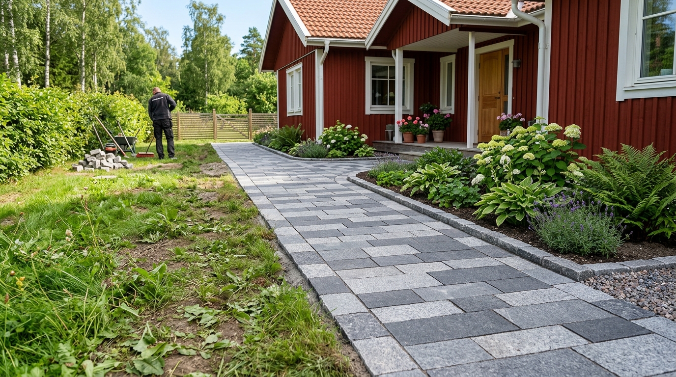 Illustration för Stenläggning