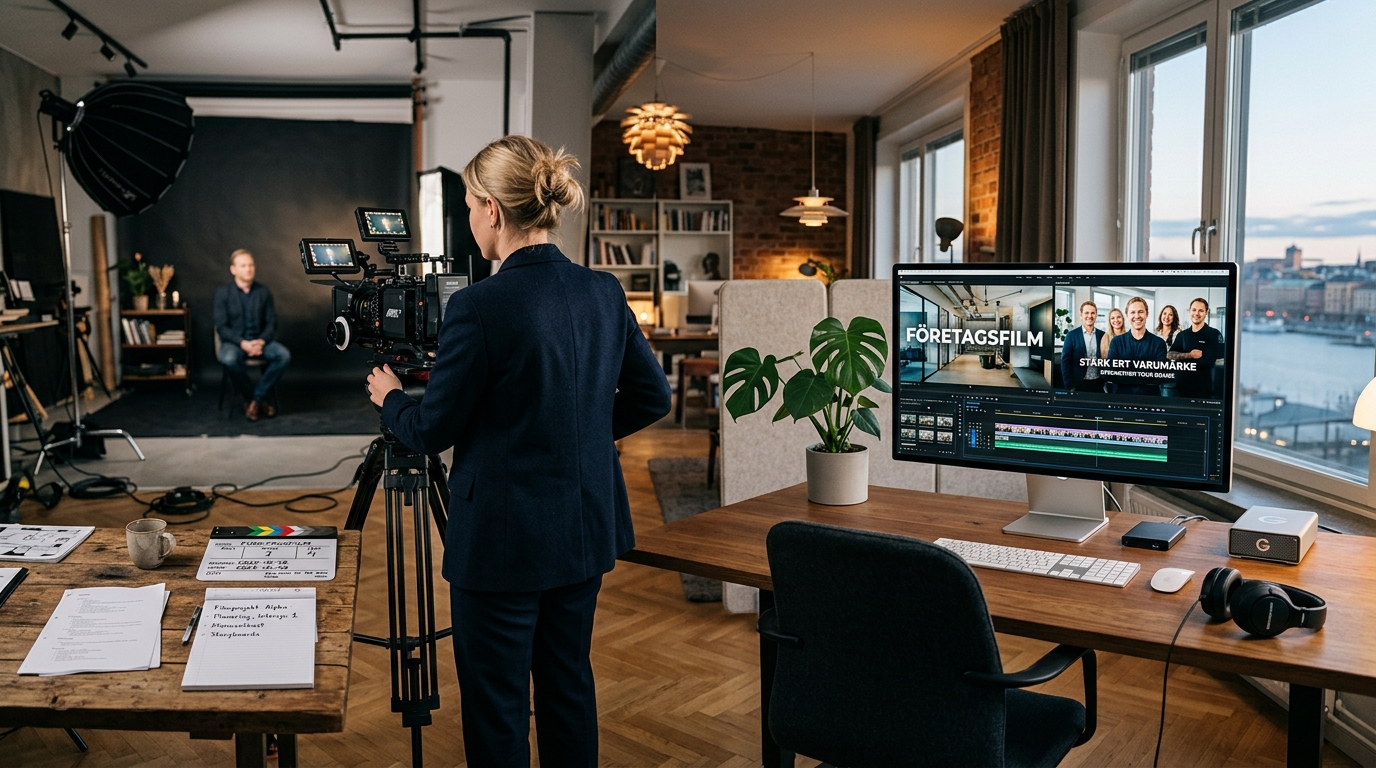 Illustration för Företagsfilm