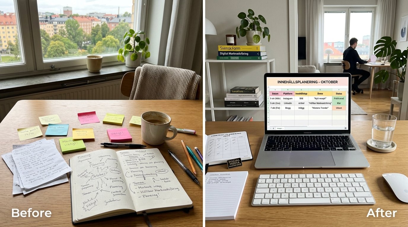 Illustration för Innehållsplanering