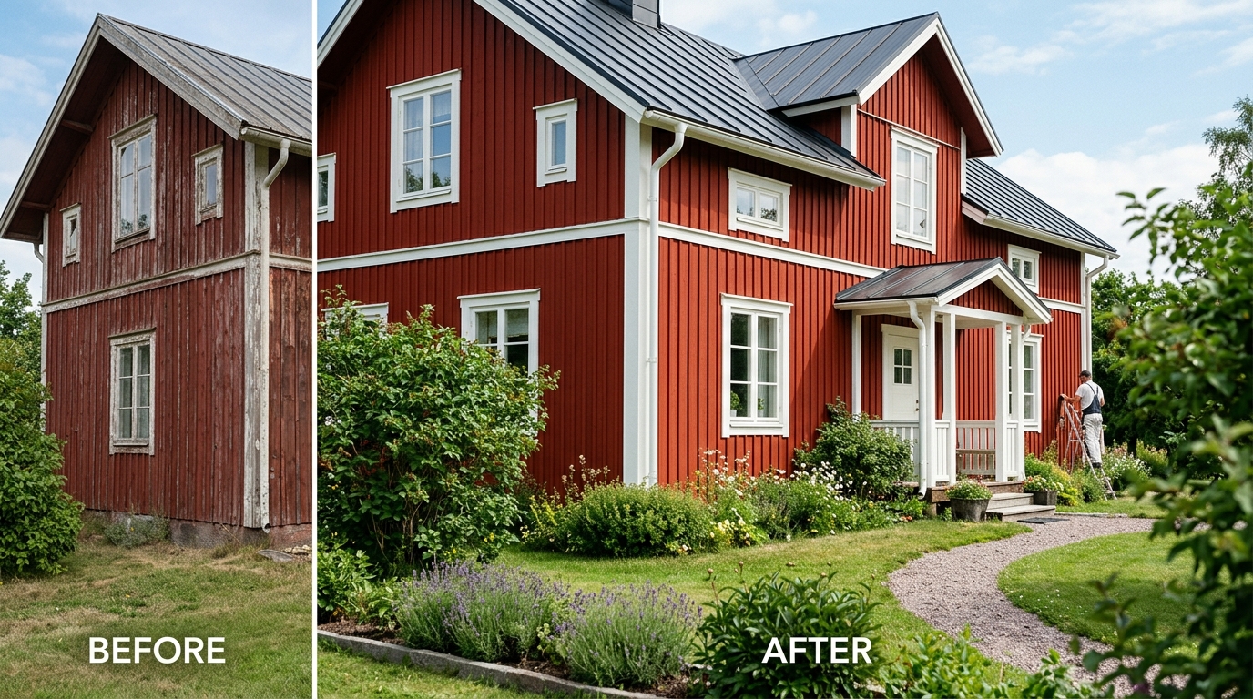 Illustration för Målning och Ytskikt