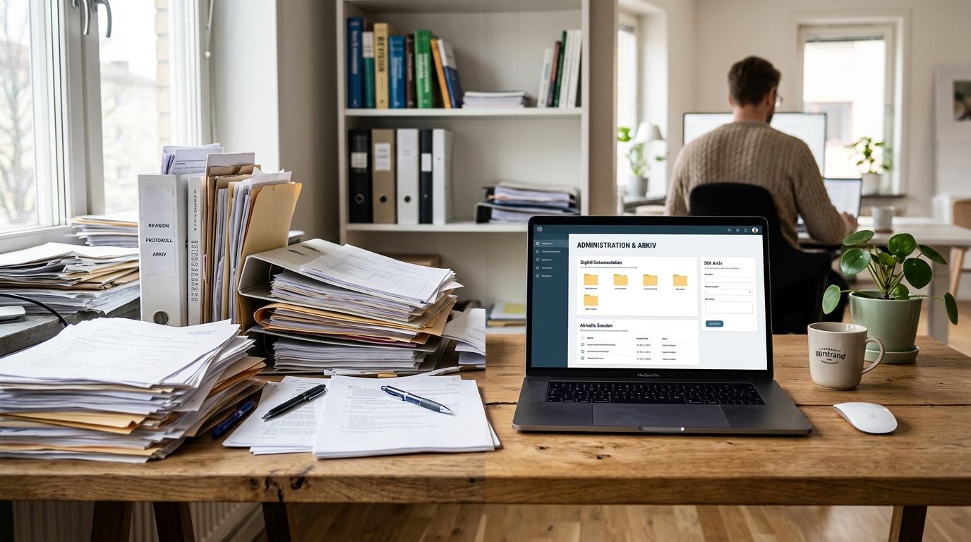 Illustration för Digitalisering av dokumentation