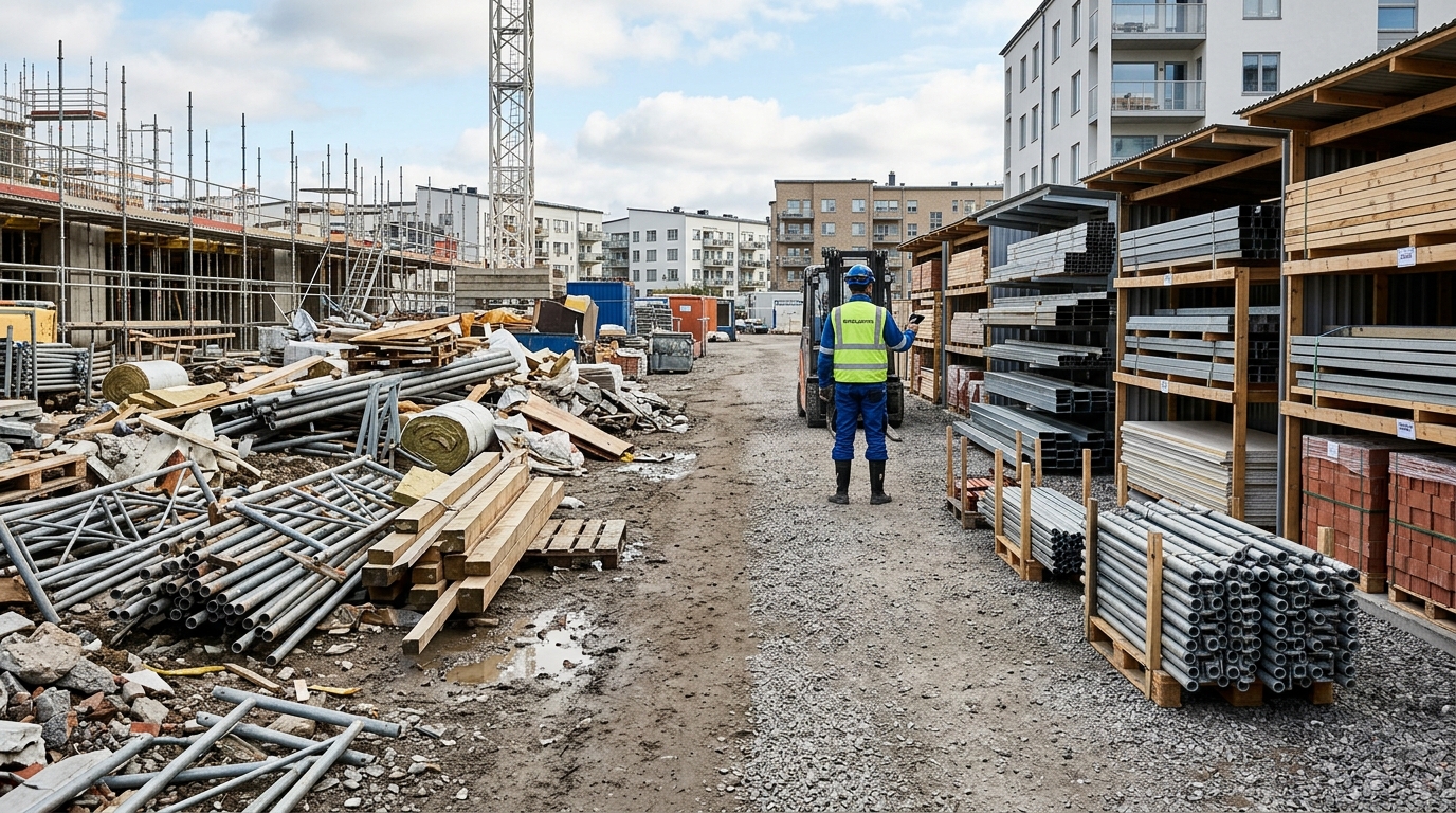 Illustration för Materialhantering